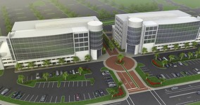 3d architectural rendering - Boca Village Aerial Exterior