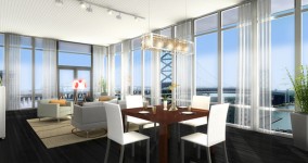 3d architectural rendering - Living Room