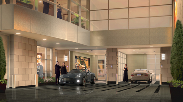 1706 Rittenhouse - Automated Parking 3D rendering
