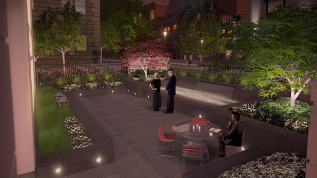 1706 Rittenhouse 3d Garden rendering