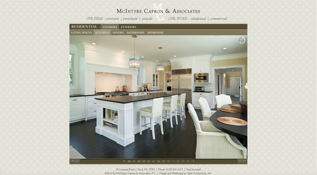 McIntyre Capron website interior page example 2