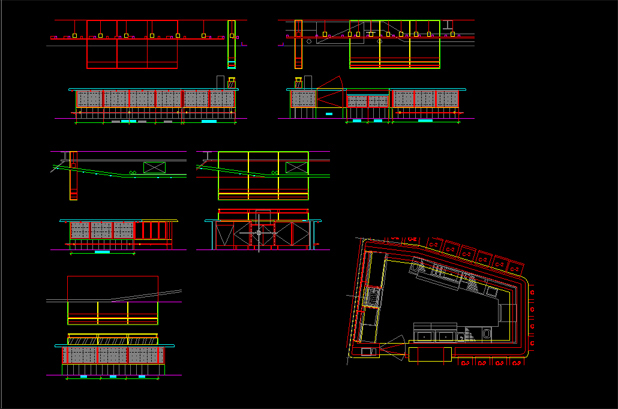 autocad_plan_elevation