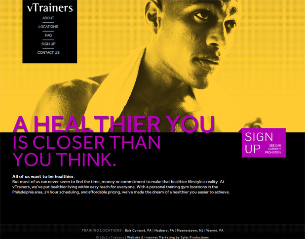 Personal Training Website